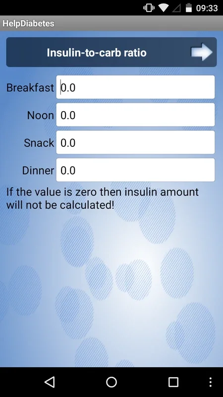 HelpDiabetes for Android: Manage Carb Intake