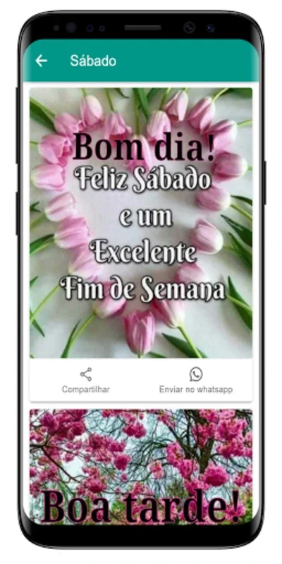 Bom dia fácil (Imagens e Gifs) for Android - Personalized Greetings