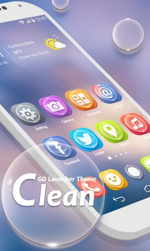 Clean GO Launcher Theme for Android - Transform Your Phone