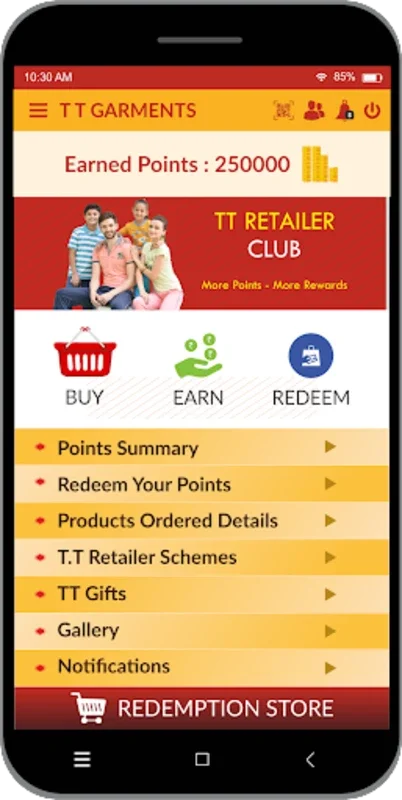 TT Retailer Club for Android - Earn Rewards with Seamless App