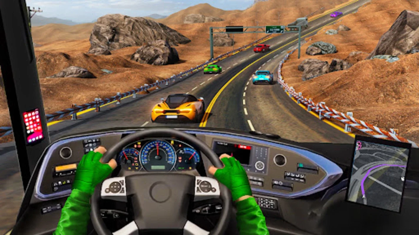 Racing in Bus - Bus Games for Android - No Downloading Required