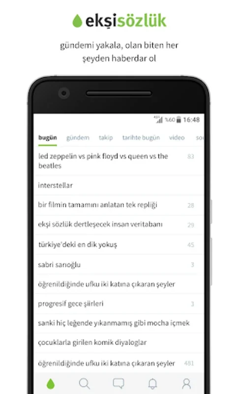 ekşi sözlük for Android - Engage in Turkish Content