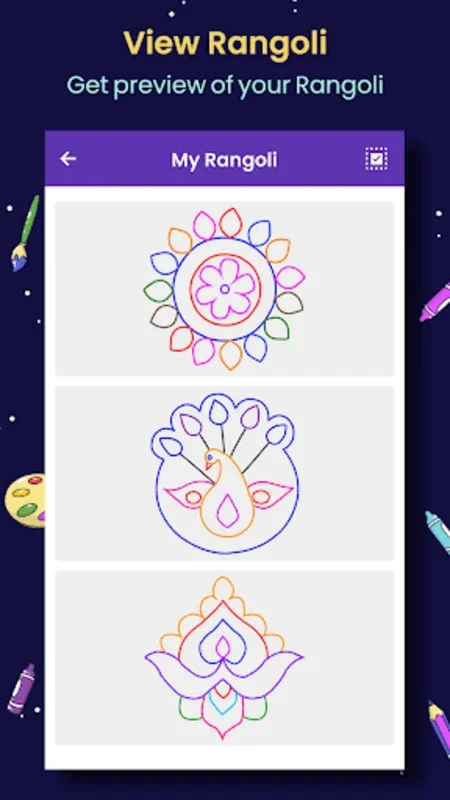 Draw Rangoli Step By Step for Android - Master the Art