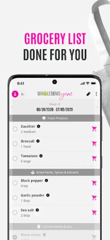 Wholesome Yum for Android - Manage Low-Carb Life Easily