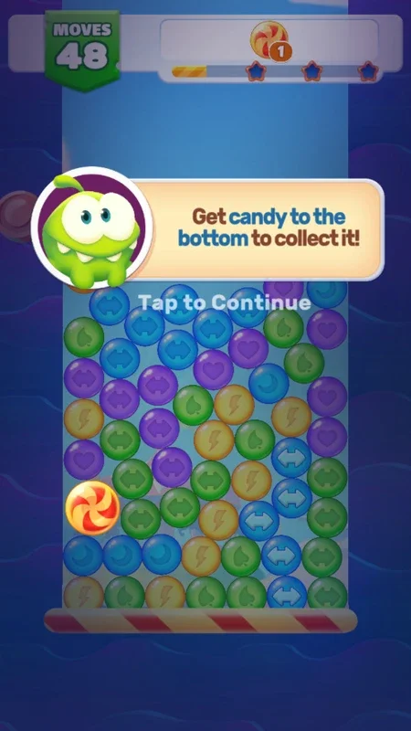 Om Nom Blast! for Android - Addictive Candy Matching Game