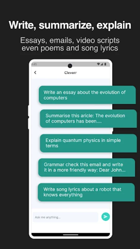 Cleverr - AI Assistant Chatbot for Android: Revolutionize Communication