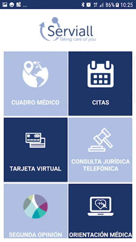 Guía Médica Serviall for Android - Streamlined Healthcare Management