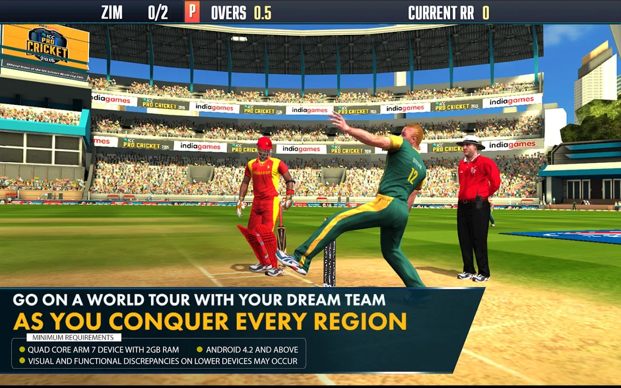 ICC Pro Cricket 2015: Immersive Android Cricket Game