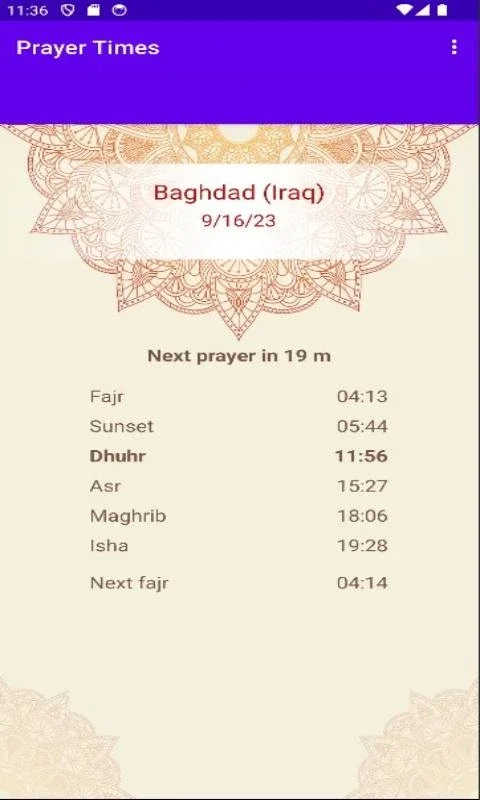 Prayer Times for Android: Stay on Prayer Schedule