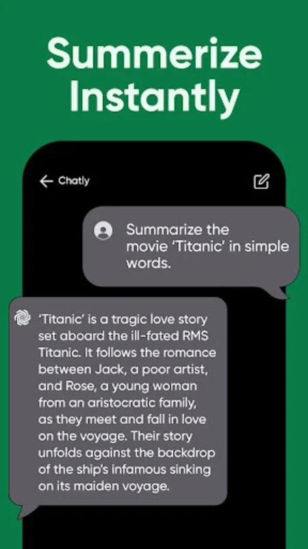 Chatly - AI ChatBot Assistant for Android - No Downloading Required