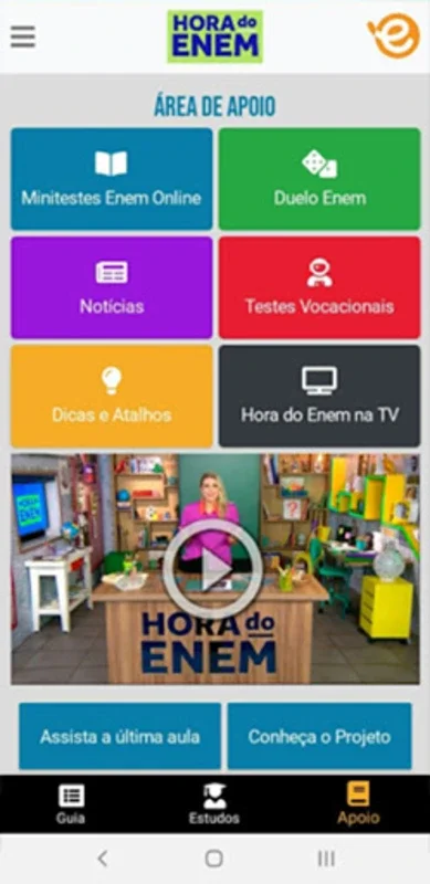 Hora do ENEM for Android - Comprehensive ENEM Prep