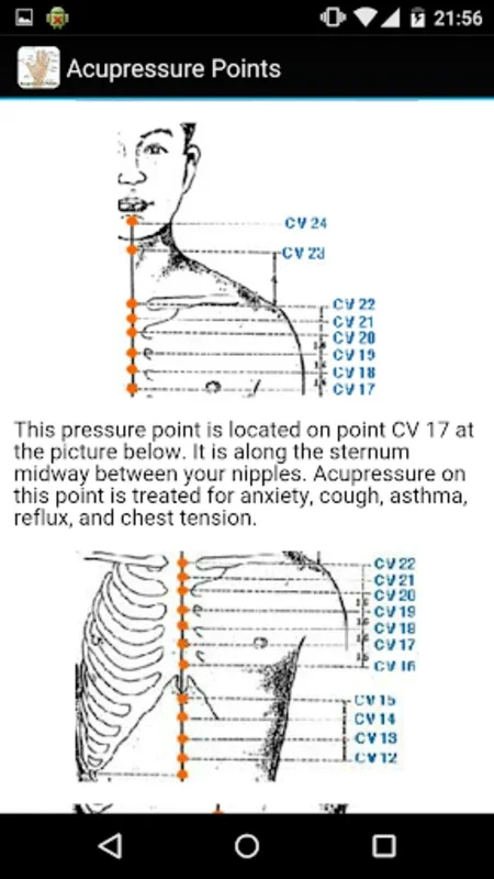 Acupressure Points for Android - Holistic Self-Healing