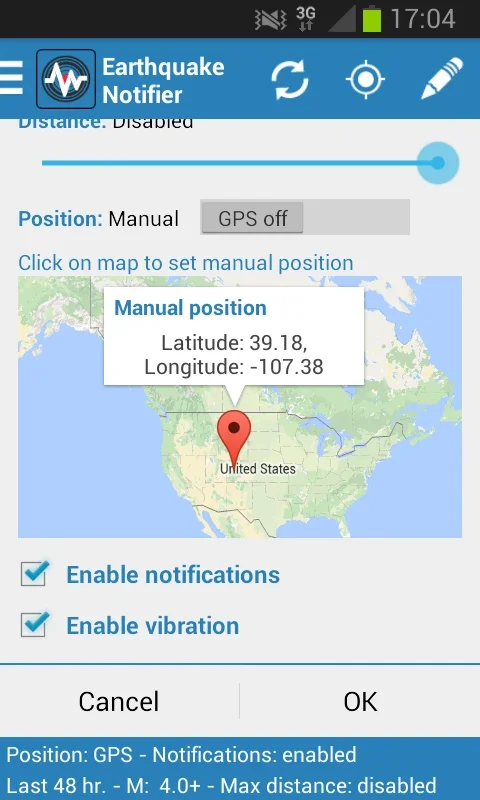 Earthquake Notifier for Android - Real-Time Updates