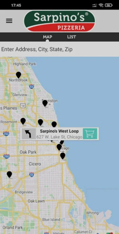 Sarpino's Pizzeria for Android - Order Pizza Easily