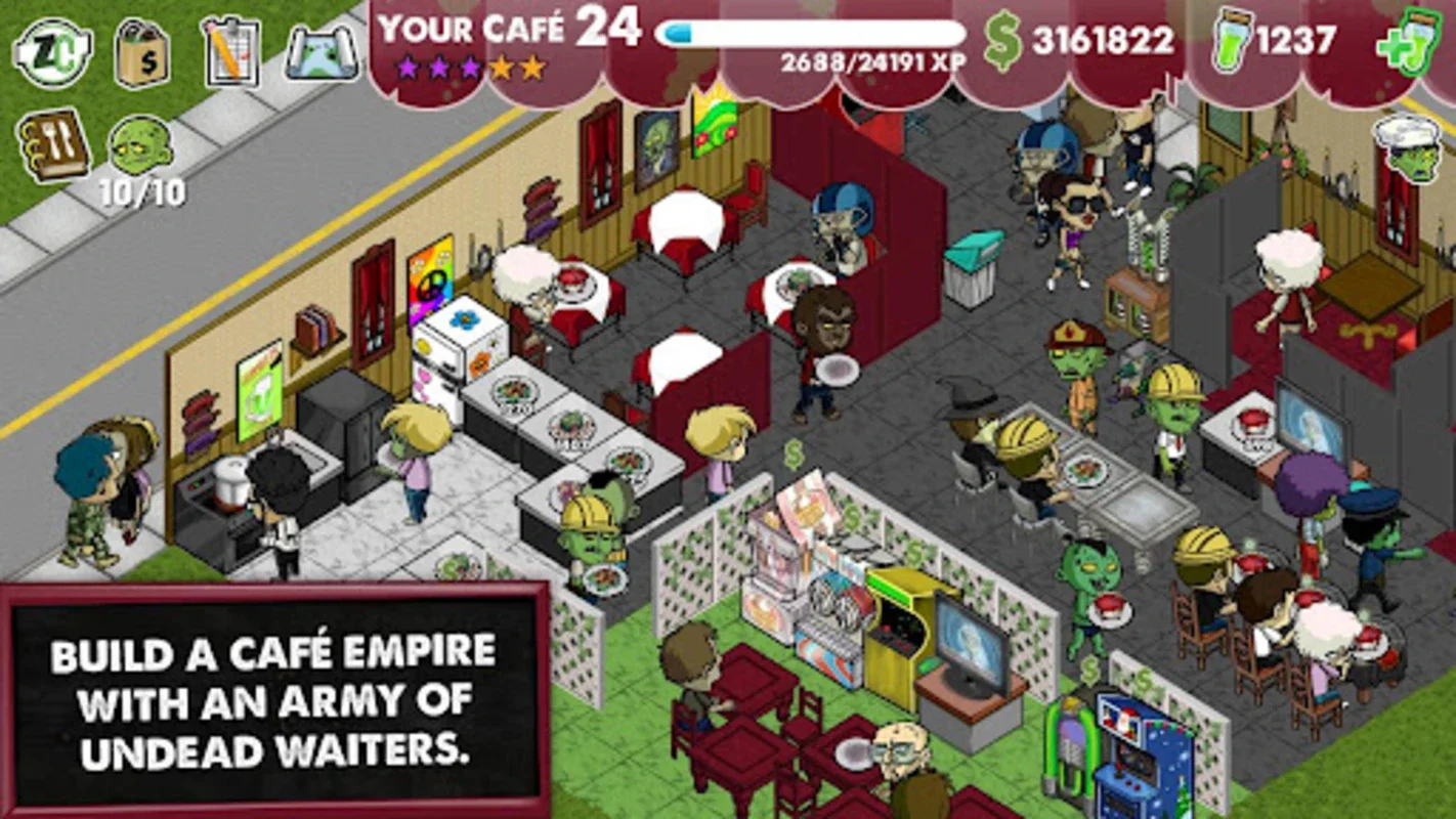 Zombie Cafe for Android - Manage a Spooky Cafe