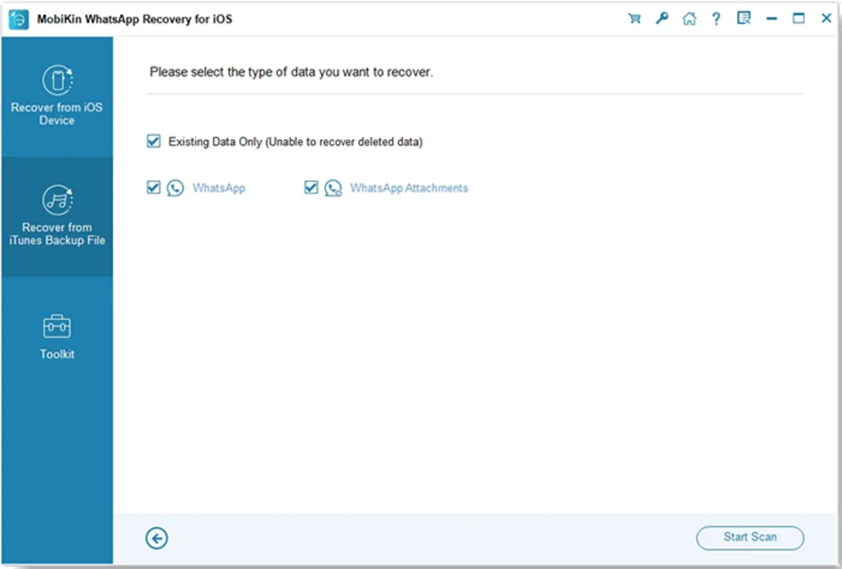 MobiKin WhatsApp Recovery for iOS for Windows - Restore Your Data