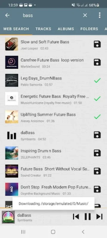 Eternal Music Downloader for Android - Enjoy Free Music