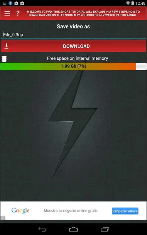 FVD - Free Video Downloader for Android: Download Non - YouTube Videos