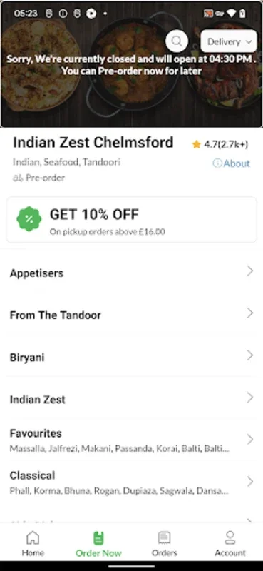 Indian Zest Chelmsford for Android - Download the APK from AppHuts