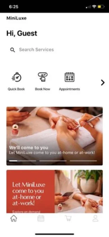 MiniLuxe for Android - Simplify Beauty and Wellness Booking