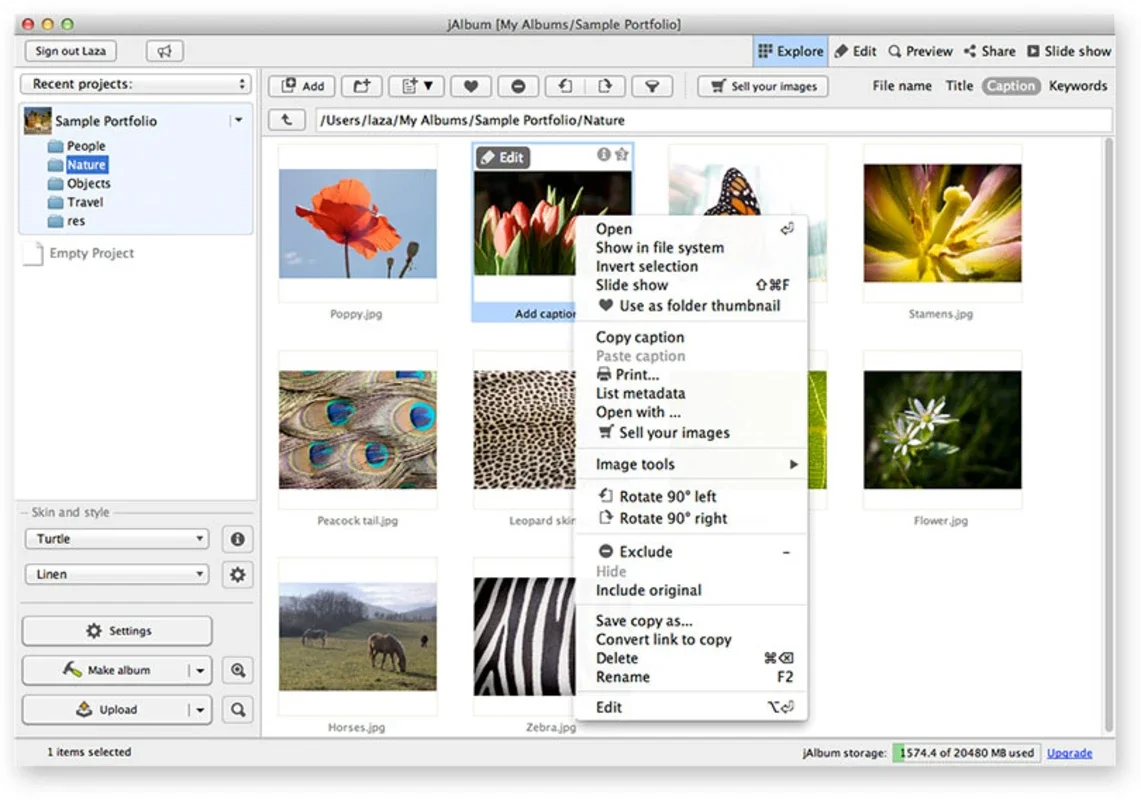 JAlbum for Mac - Create Stunning Web Photo Albums Easily