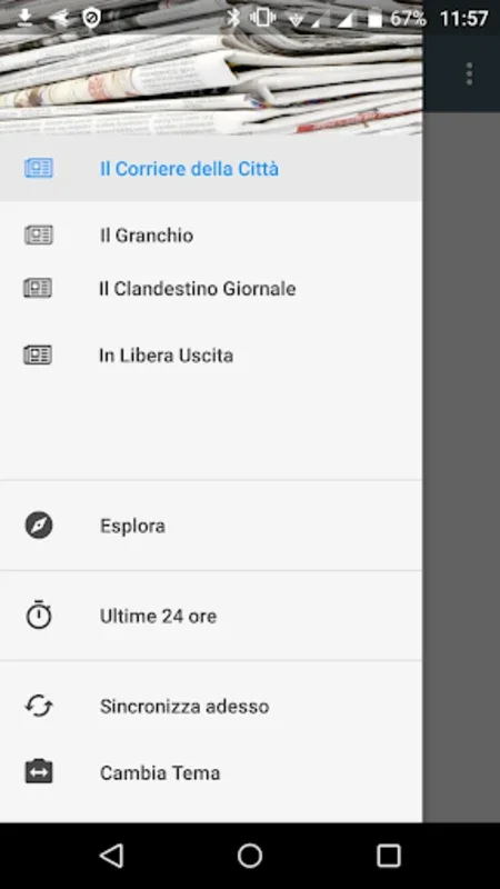 Anzio notizie gratis for Android - Customizable News Aggregator