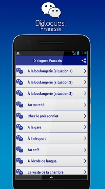 Dialogues Francais for Android - Enhance Your French