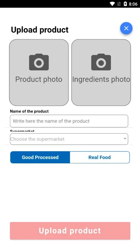 Real Food & Good Processes for Android: Healthy Eating Guide