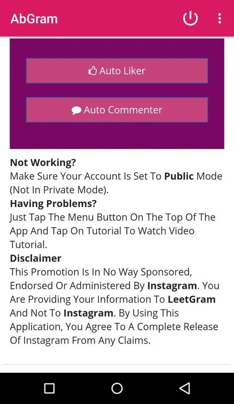 AbGram for Android: Boost Your Instagram Reach