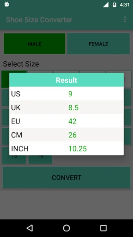 Shoe Size Converter for Android: Accurate Sizing Tool