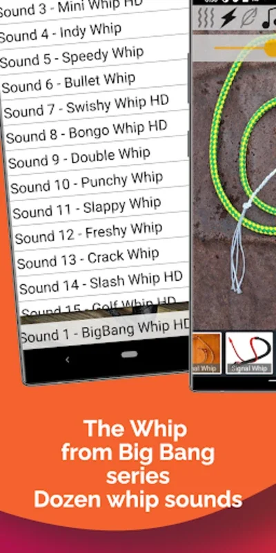 The Whip Sound for Android - Enjoy Realistic Whip - Cracking Sounds