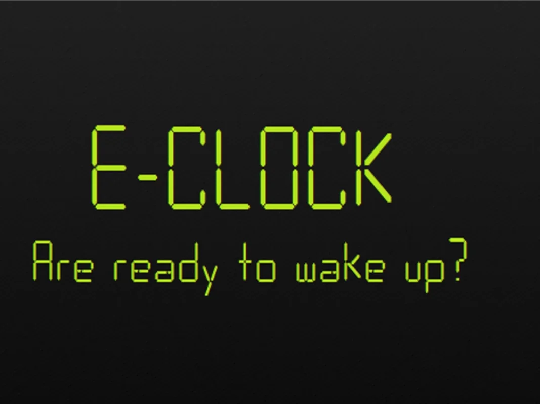 E-Clock for Windows - Your Digital Alarm Clock Solution