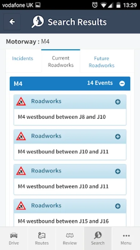 HE Traffic for Android: Monitor UK Road Conditions