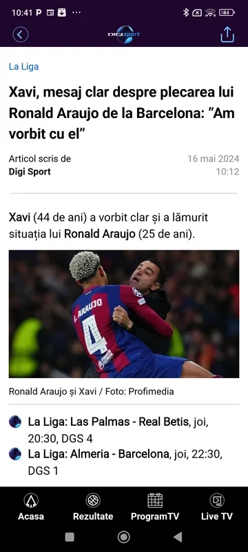 Digi Sport-Știri&meciuri LIVE for Android - Stay Updated with Sports