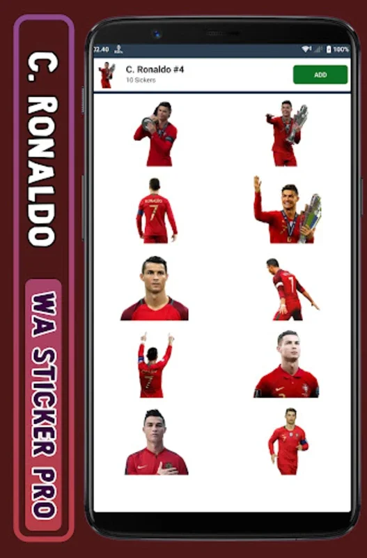 Ronaldo - WA Sticker Pro for Android: Enhance WhatsApp Chats