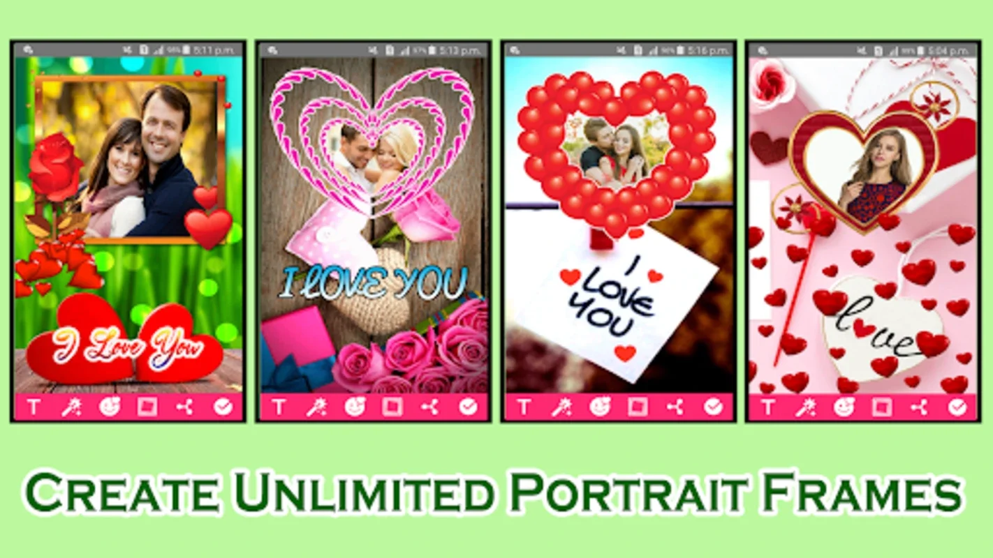 I Love You Photo Frames for Android - Free Download from AppHuts