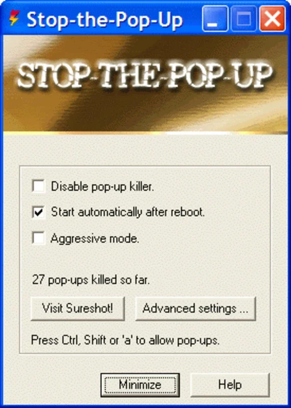 Stop-the-Pop for Windows: Block Pop-ups Efficiently