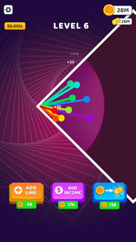 Bouncing Rainbow: Calm Clicker for Android - Relaxing Tycoon Game