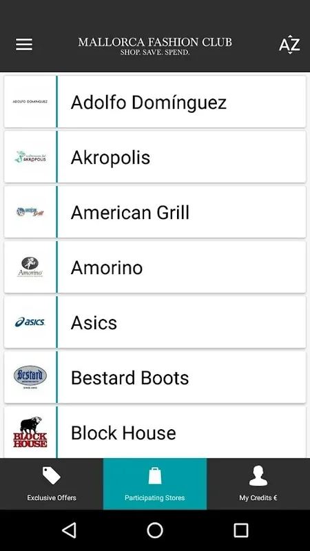 Mallorca Fashion Club for Android - Shop, Earn, Save