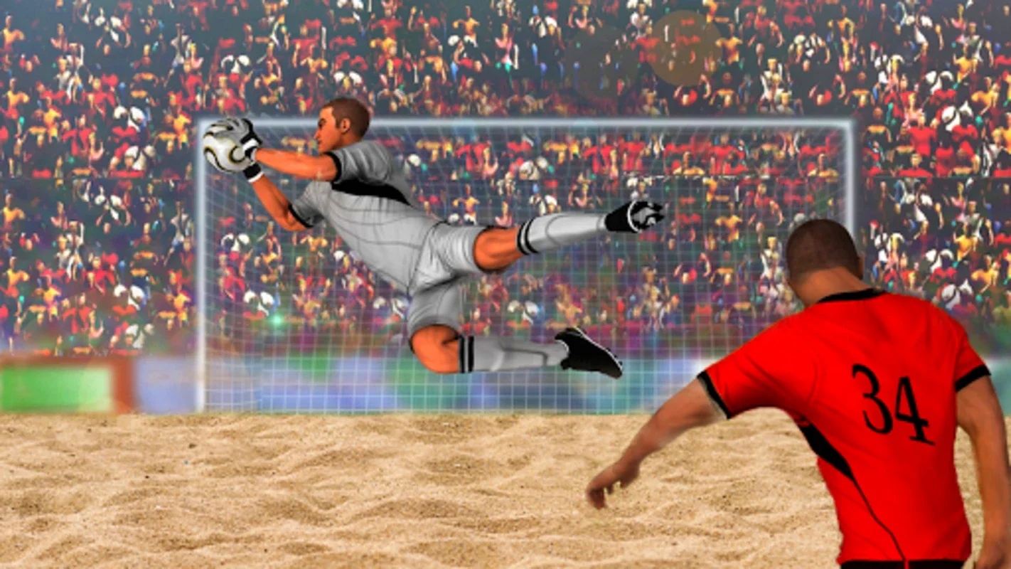 Football Beach Soccer Goalkeep for Android - Immersive 3D Experience