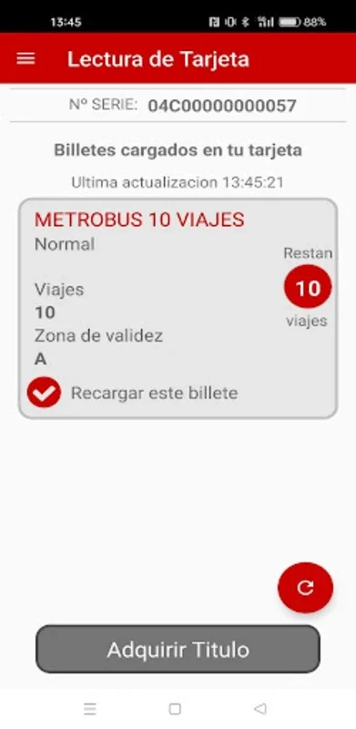 Tarjeta Transporte Virtual for Android - Simplify Your Commute