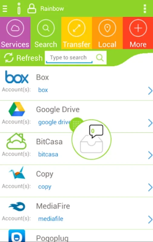 Rainbow for Android - Streamline Cloud Storage Management