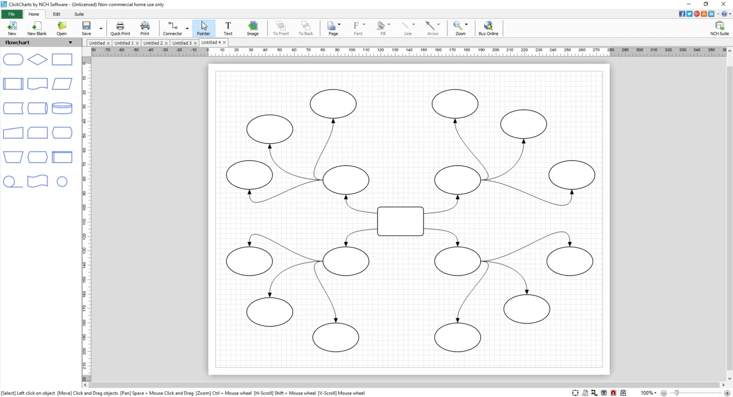 ClickCharts Free Diagram and Flowchart Maker for Windows - No Download Required