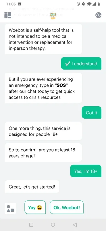 Woebot for Android: Your AI-Powered Mental Wellness Companion