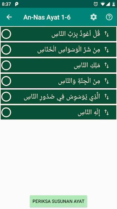 Hafal Quran Susun Ayat for Android - Interactive Quran App