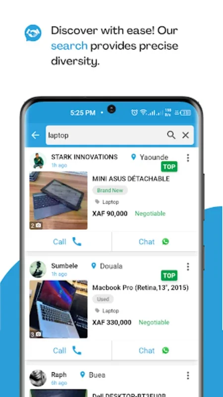 iConz for Android - Cameroon's All-in-One Marketplace