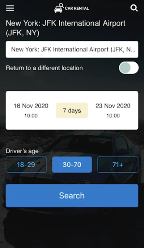 Car Rental: RentalCars 24h App for Android - Effortless Rentals