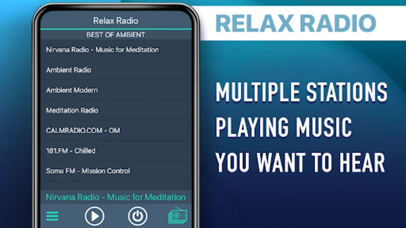 Relax Radio Favorites for Android - Soothing Audio Streams