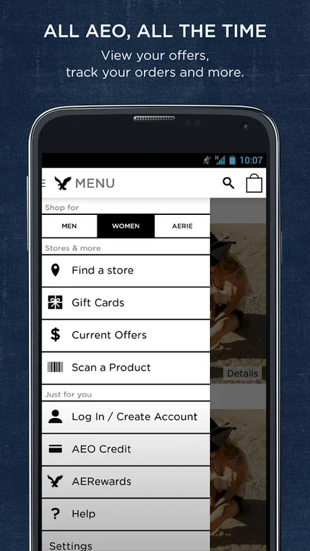 AEO | Aerie for Android - Seamless Shopping App