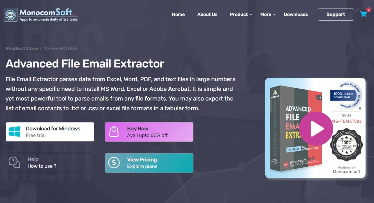 Advanced File Email Extractor for Windows - Extract Emails Easily